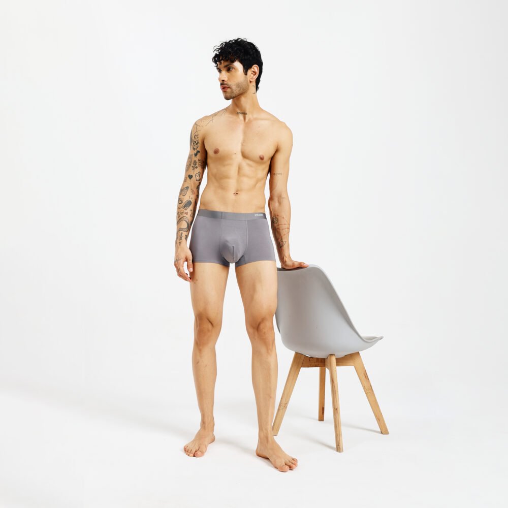 Lightweight Seamless Modal Trunks - Light Grey