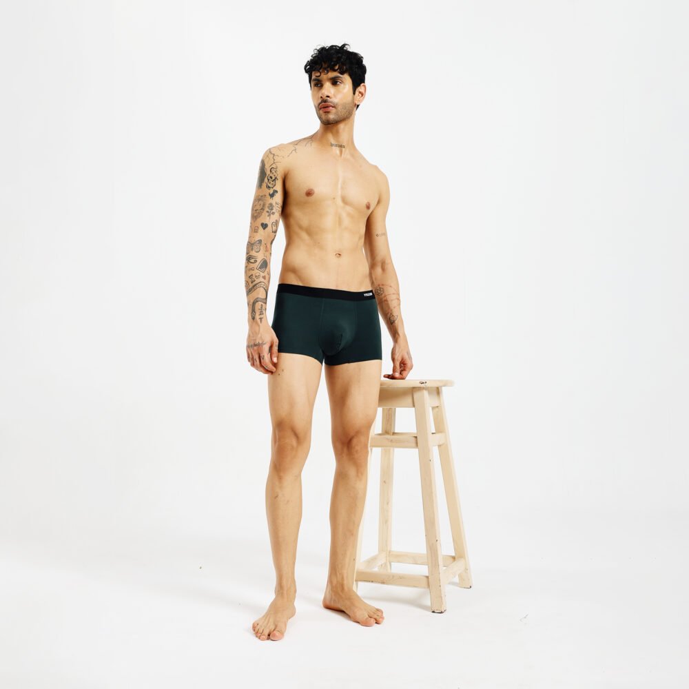 Lightweight Seamless Modal Trunks - Bottle Green