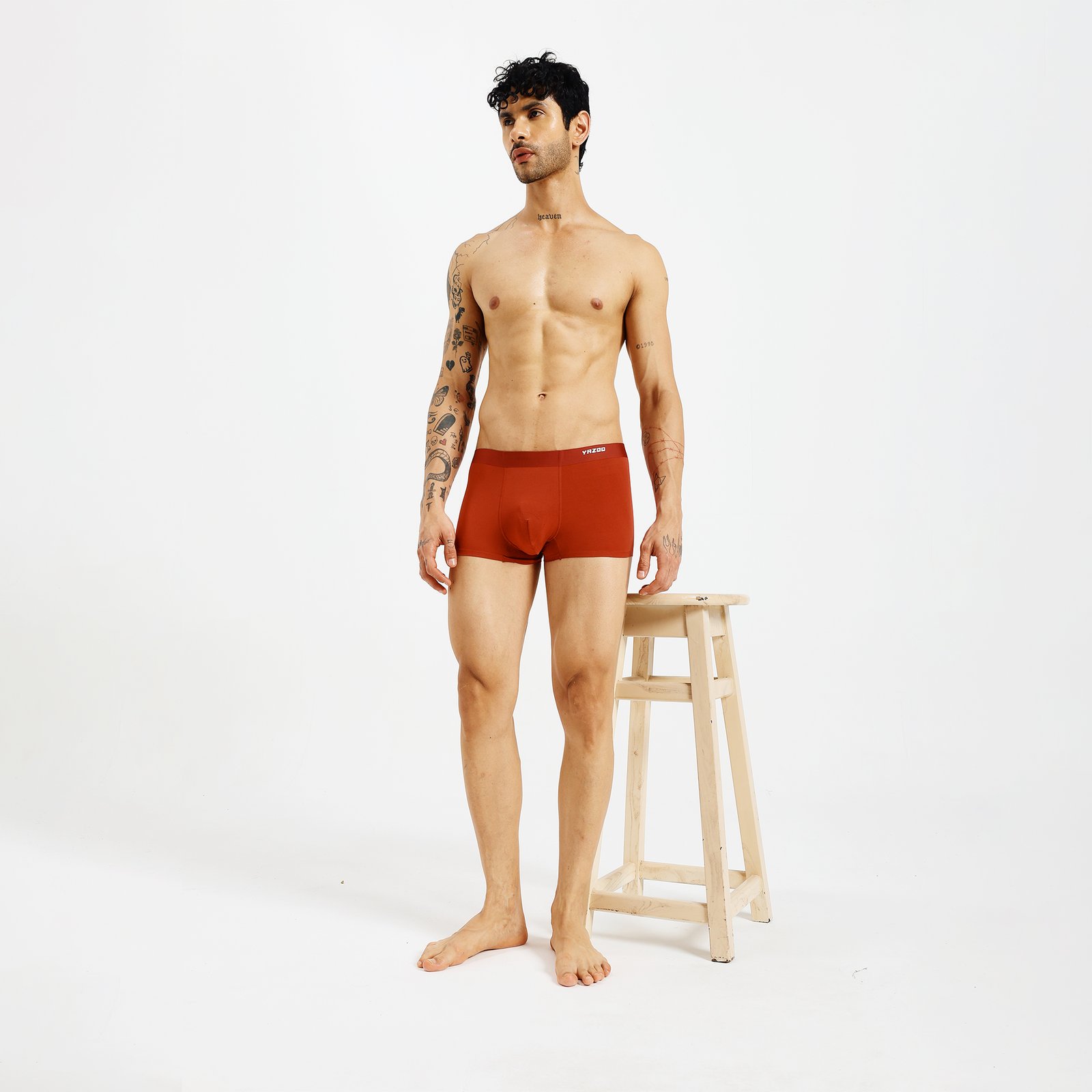 Lightweight Seamless Modal Trunks - Deep Maroon