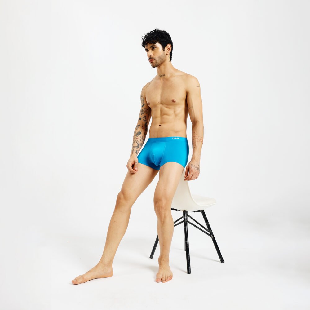 Lightweight Seamless Modal Trunks - True Blue