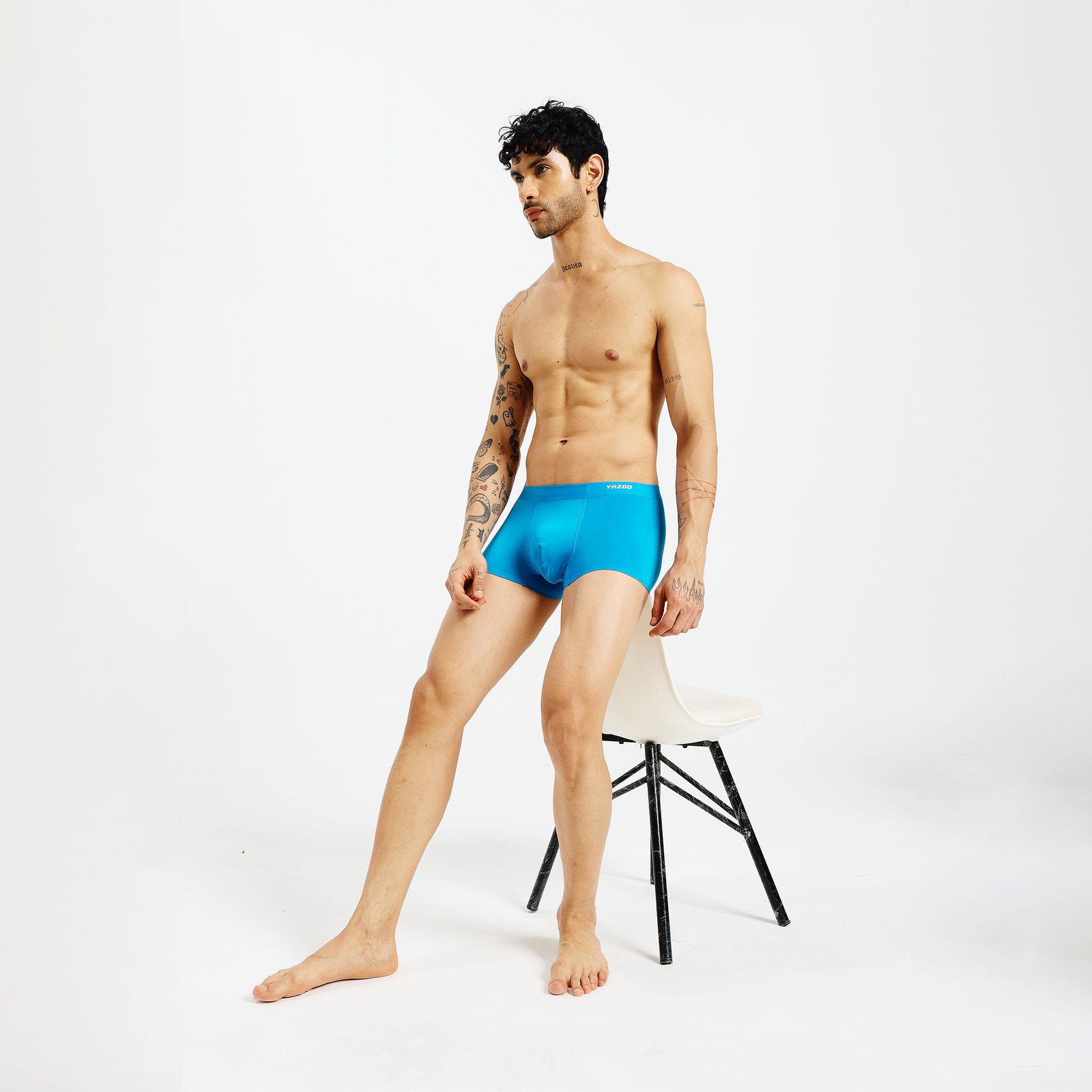 Lightweight Seamless Modal Trunks - True Blue