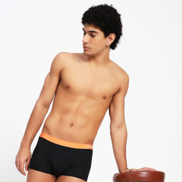 Yazoo Ignite Black Modal Trunks - men's seamless underwear